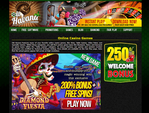 Old Havana Casino Games