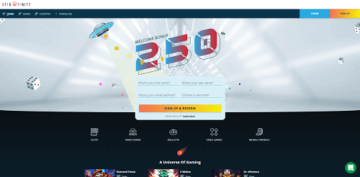 Spinfinity Casino Homepage